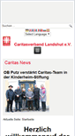 Mobile Screenshot of caritas-landshut.de